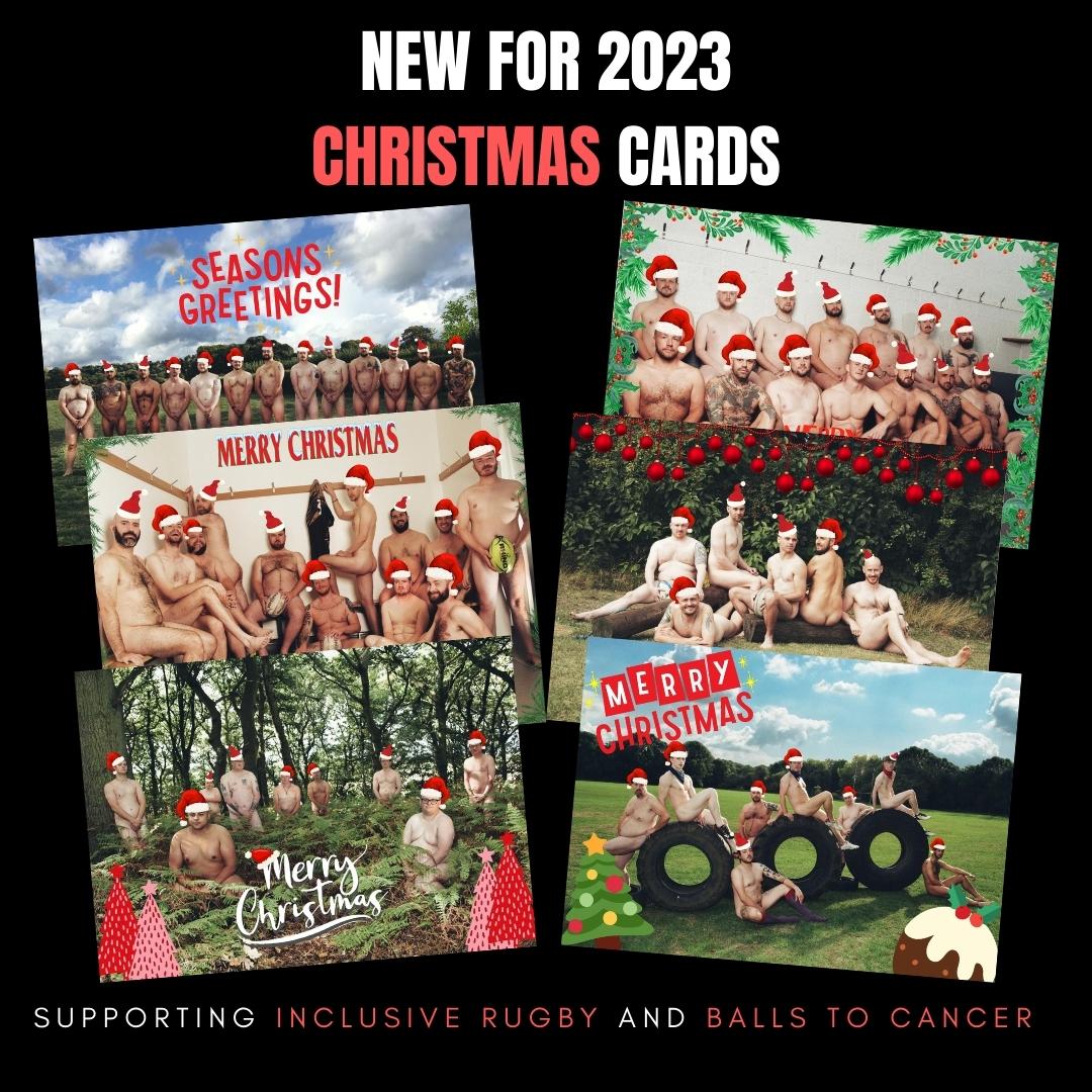 The Naked Rugby Players Christmas Cards 2023 | The Naked Rugby Players